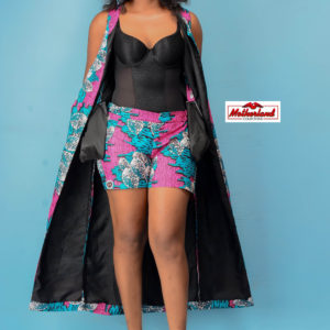 Ankara Prints Kimono and Shorts