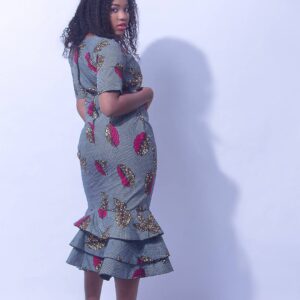 Ankara maxi dress for any outing, African classy dress, African Queen, perfect fit, excellent design and finishing.
