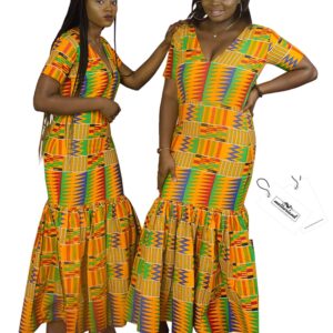 African Kente Dress for Women,Ankara Clothing,Ankara designs,Ankara clothing