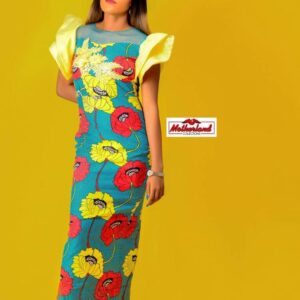 Ankara dress with unique style for modern classy lady. Well tailored and made with quality Ankara fabric.