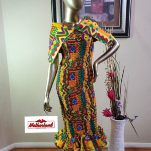 African Maxi Dress for Women, Ankara Clothing