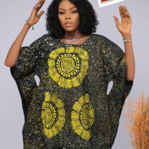 Tie Dye Adire Maxi Dress / African Casual Party Dress / Maternity Ankara Kaftan / African Fabric Church Bubu / Couples African Asoebi